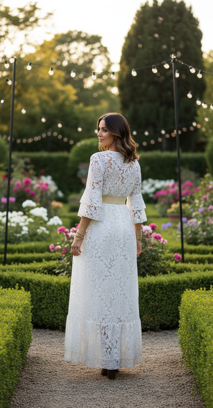 Ethereal Lace Gown