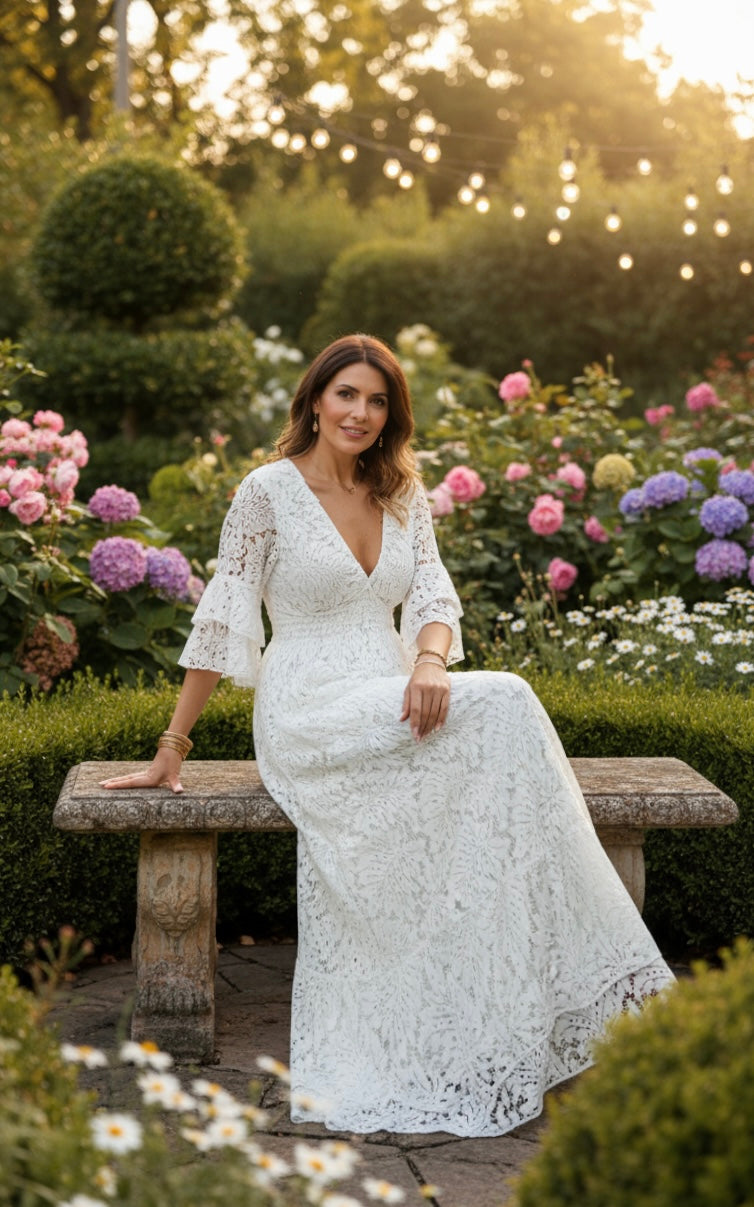 Ethereal Lace Gown