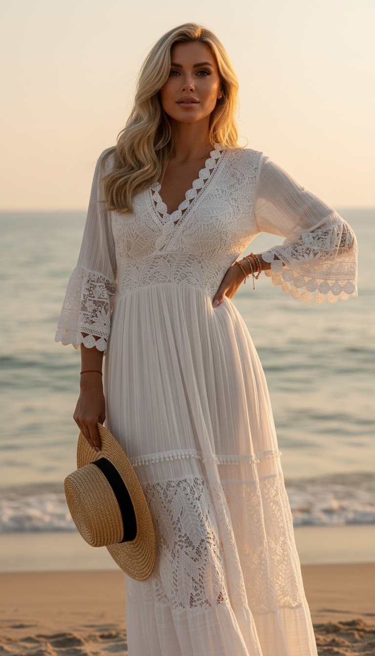 Pure Boho Lace Dress