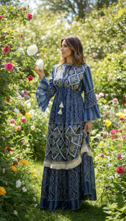 Golden Dusk Maxi Dress