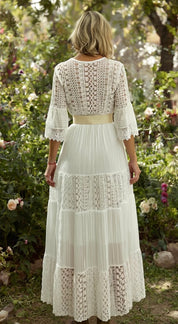 Boho Maxi Lace Dress