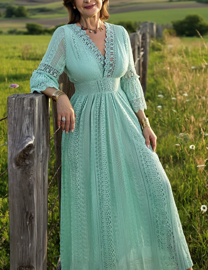 Sage Lace Dress