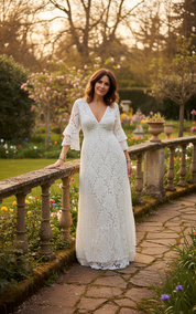 Ethereal Lace Gown