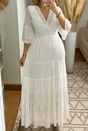 Boho Maxi Lace Dress