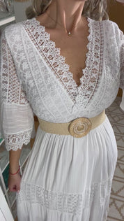 Boho Maxi Lace Dress