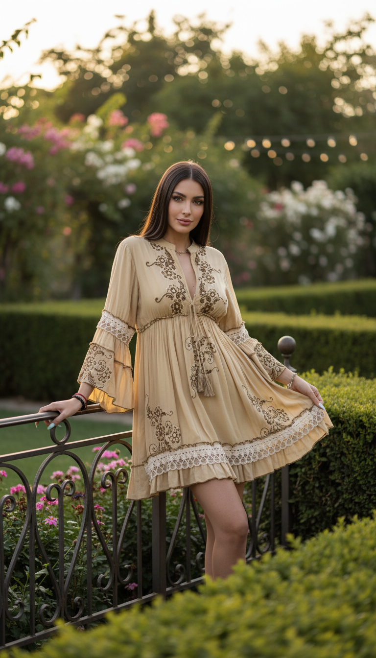 Eira Black Mini Dress