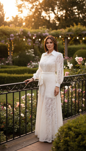 Zweiteiliges Set aus Bio-Spitze