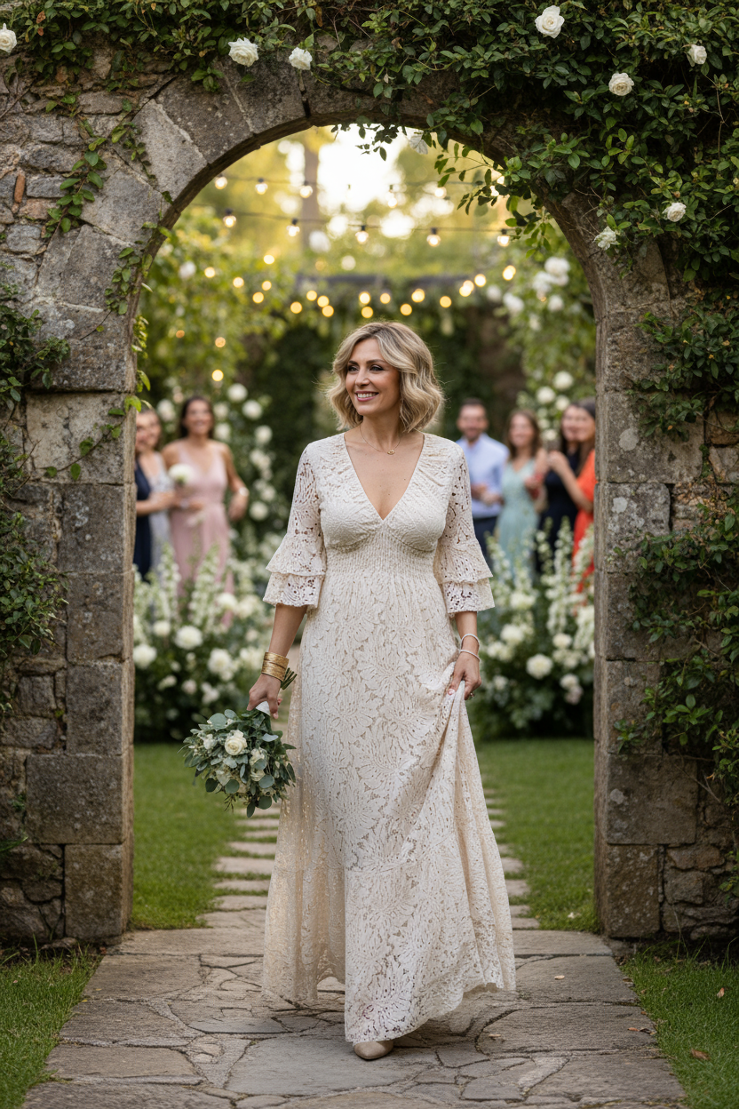 Ethereal Lace Gown