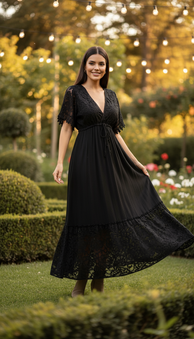 Lace Meadow Maxi Dress