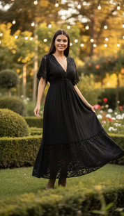 Lace Meadow Maxi Dress