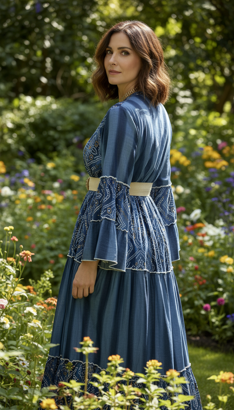 Golden Dusk Maxi Dress