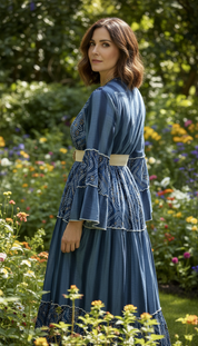 Golden Dusk Maxi Dress