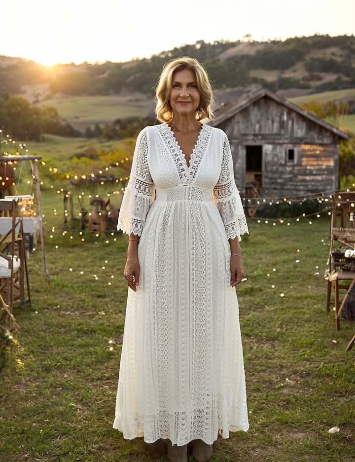 Sage Lace Dress