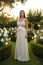 Organic Beige Pastel Dress