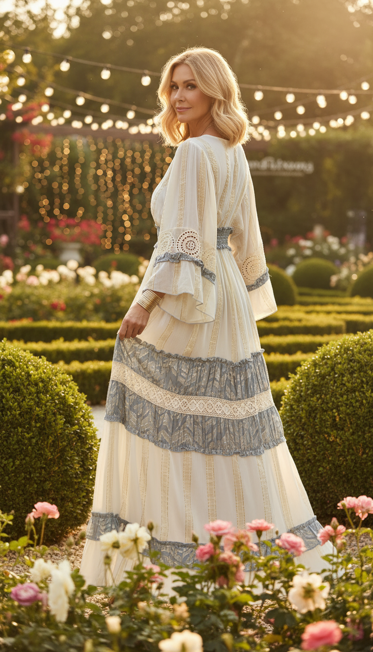 Boho Chic Maxi Dress – Romantic & Elegant