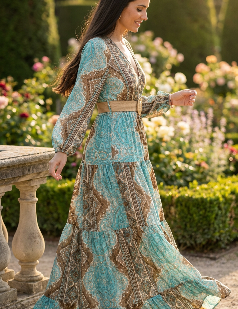 Aurora Pink Silk Dress