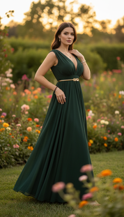 Esmerald Sunset Maxi Dress