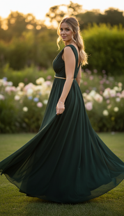 Esmerald Sunset Maxi Dress