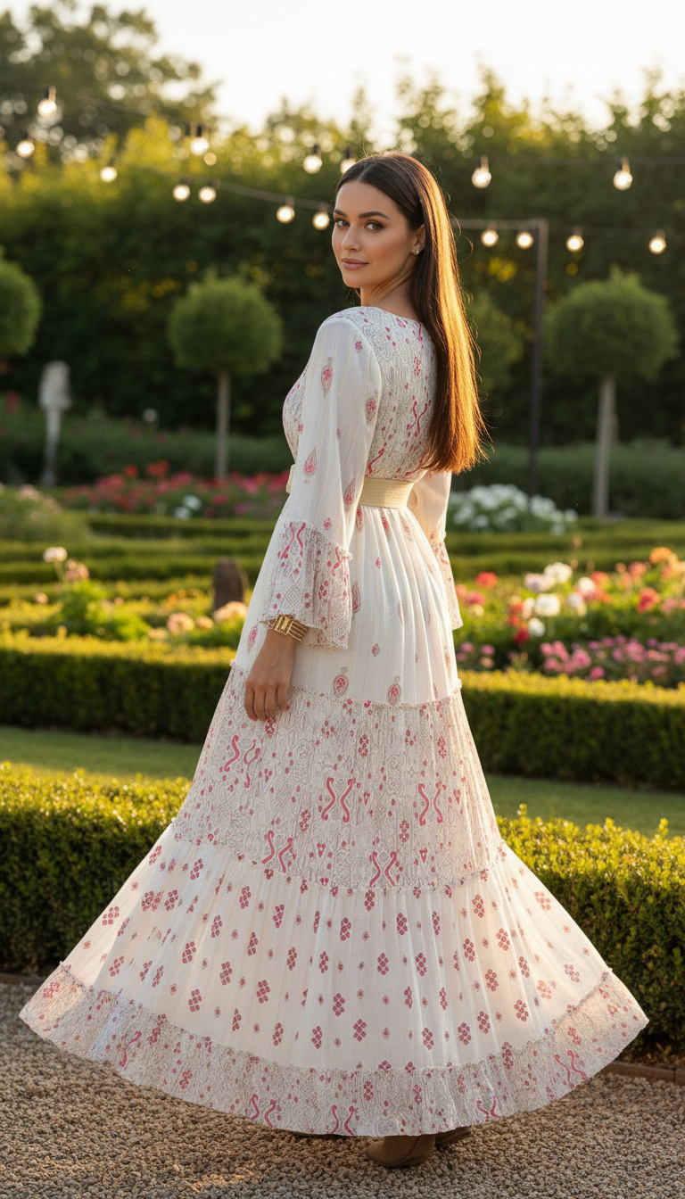 Floral Haven Boho dress