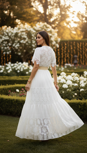 White Aura Maxi Dress