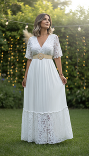 Lace Meadow Maxi Dress