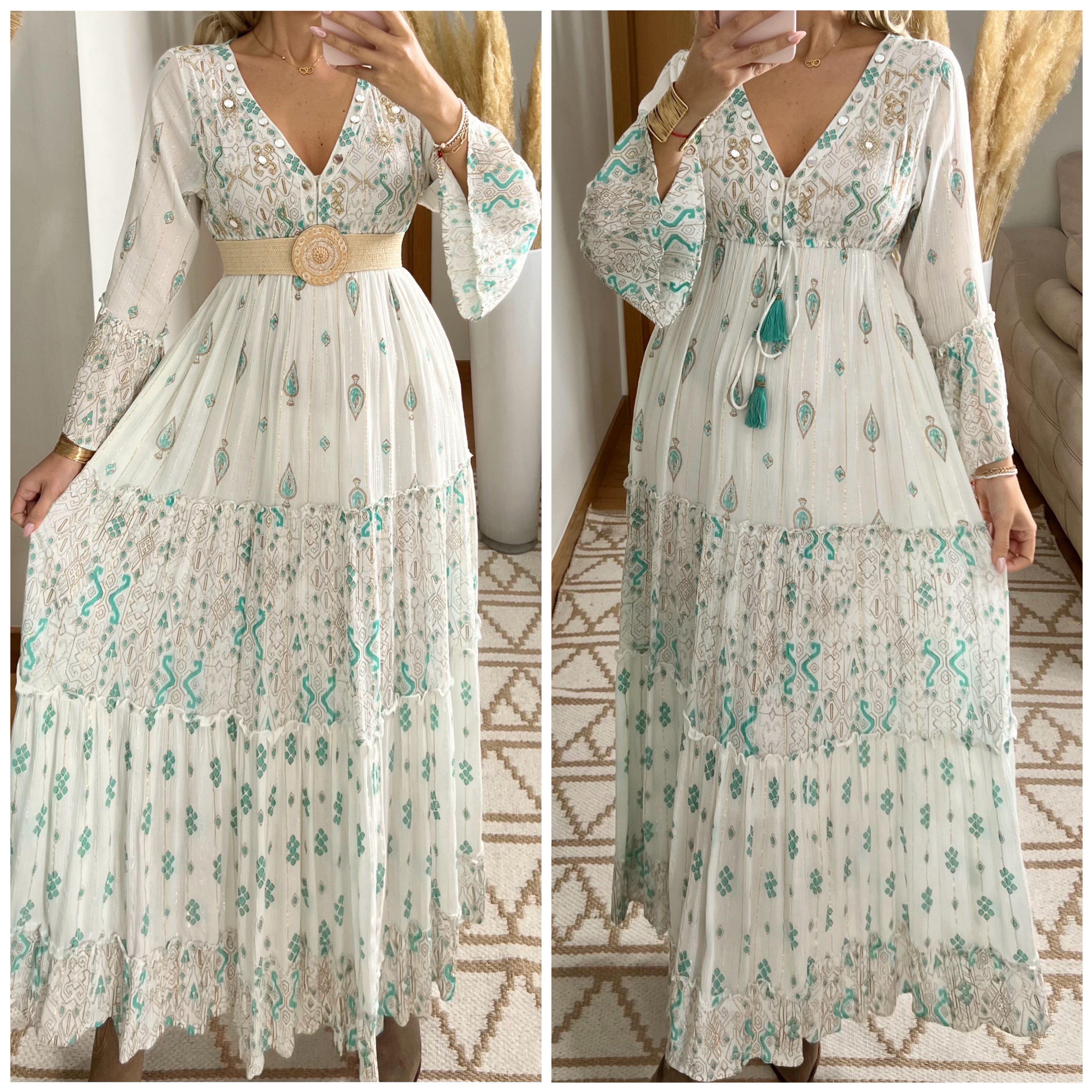 Floral Haven Boho dress