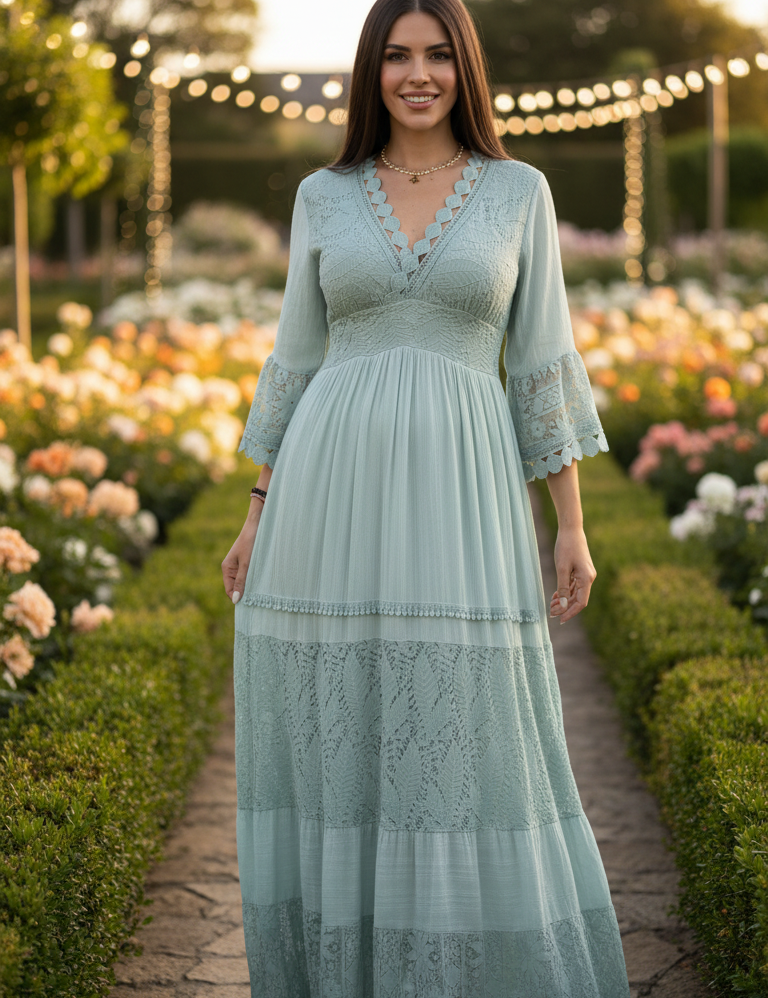 Robe maxi bohème pure