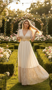 Lace Meadow Maxi Dress