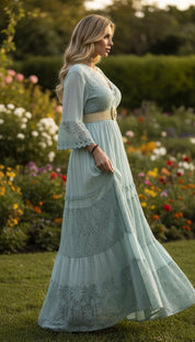 Pure Bohemian Elegance in Blue