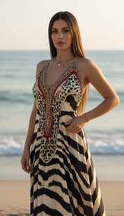 Savanna Silk Maxi Dress