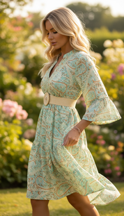 Luna Silk Mini Dress