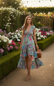 Robe en soie « Vagues murmurantes »