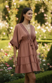 Blush Garden Mini Dress