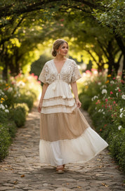 Ivory Soul Maxikleid