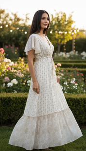 Golden Breeze Maxi Dress