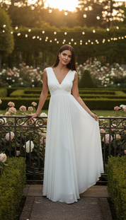 Robe longue Silk Whisper – Élégante robe bohème en blanc naturel