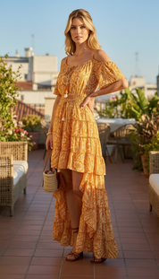 Gardenia Seidenkleid