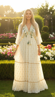 Golden Meadow Boho Gown