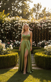 Satin Elegance Party Dress