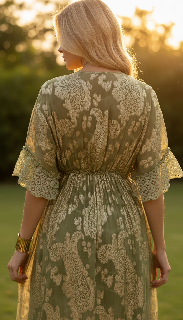 Chantilly Garden Boho Long Dress