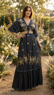 Moonlit Garden Maxi Dress