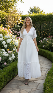 Lace Meadow Maxi Dress