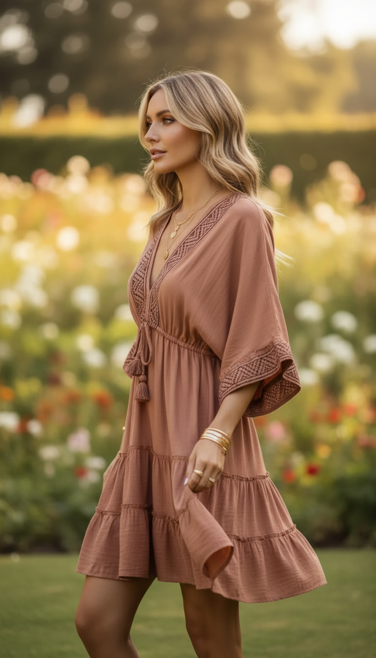 Blush Garden Mini Dress