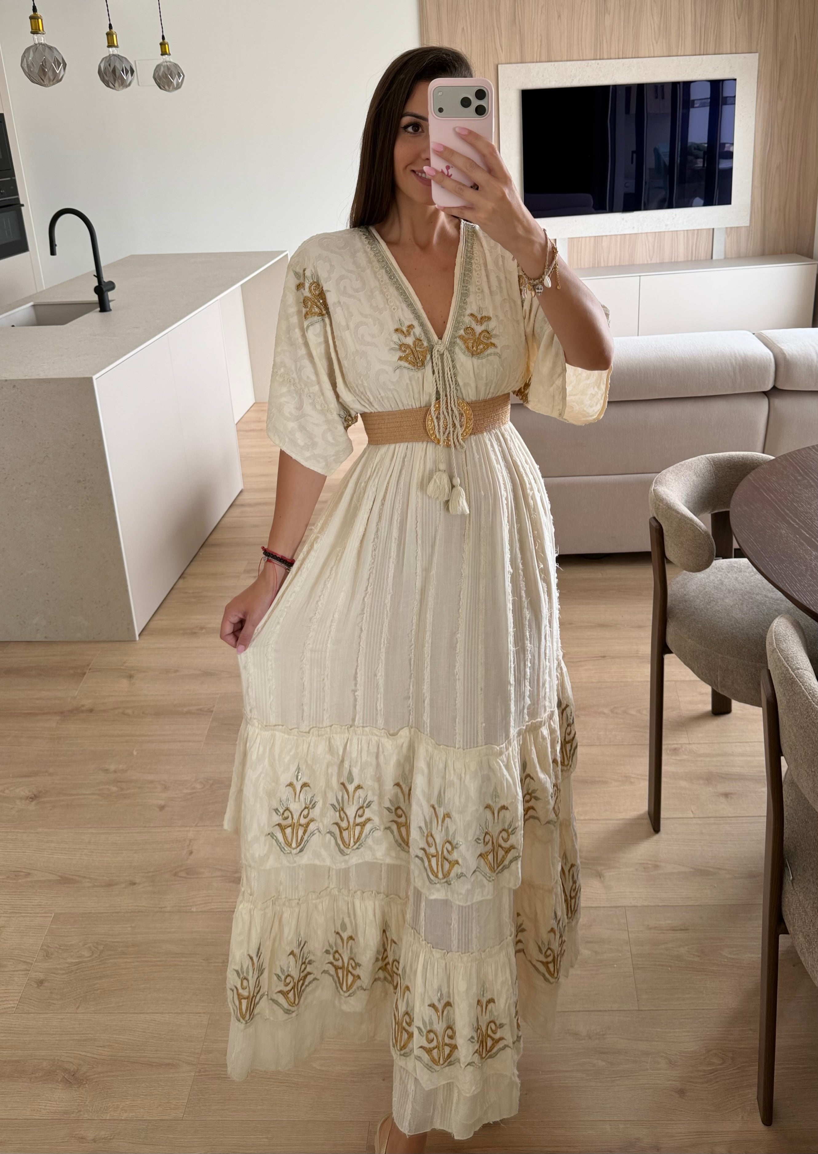 Embroidered Soul Maxi Dress