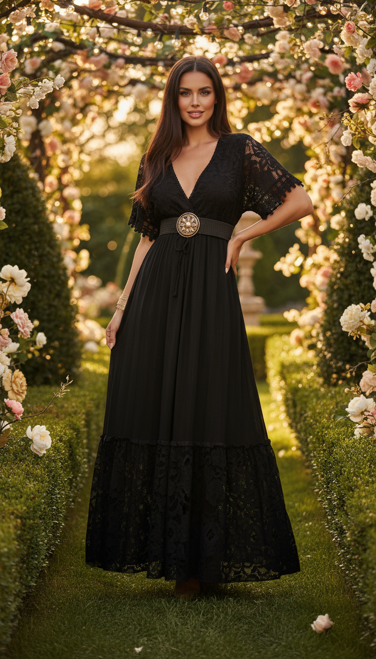 Lace Meadow Maxi Dress