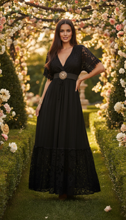 Lace Meadow Maxi Dress