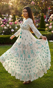 Floral Haven Boho dress