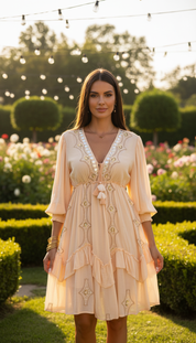 Robe bohème mini désert