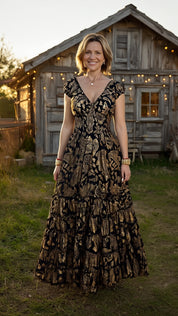 Serene Silk Maxi Dress