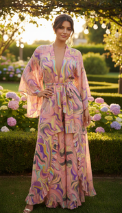 Aurea Silk Kimono Set